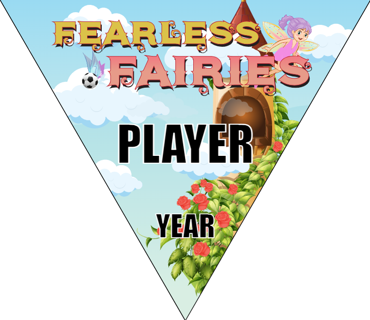 Fearless Fairies - Triangle Soccer Banners