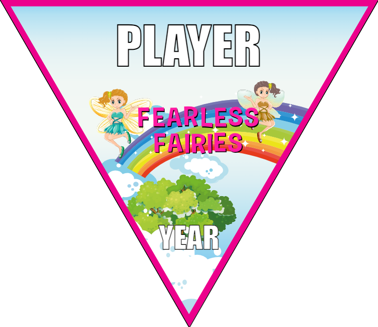 Fearless Fairies - Triangle Soccer Banners