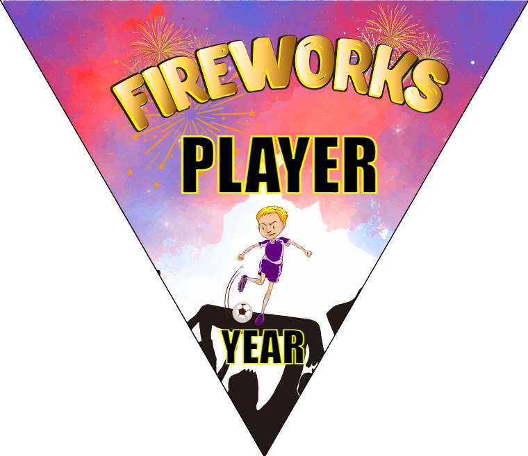 Fireworks - Triangle Soccer Banners