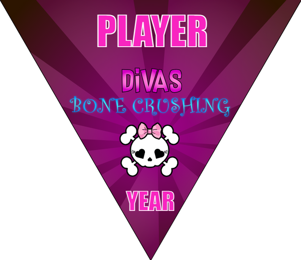 Divas Bone Crushing - Triangle Soccer Banners