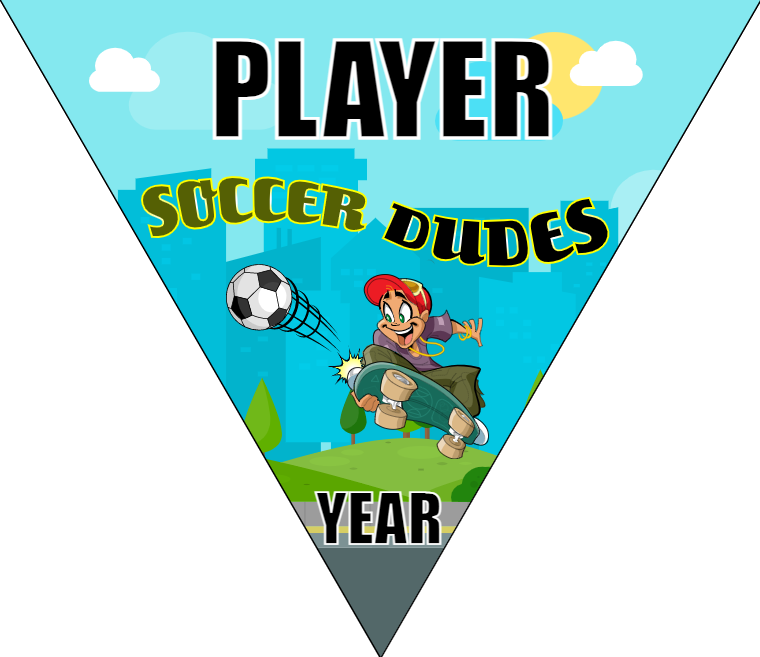 Soccer Dudes - Triangle Soccer Banners