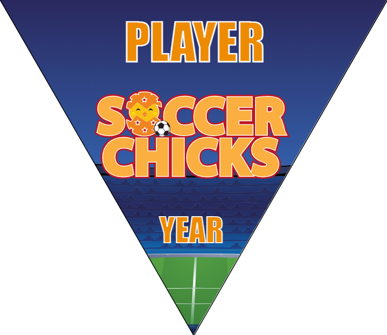 Soccer Chicks - Triangle Soccer Banners