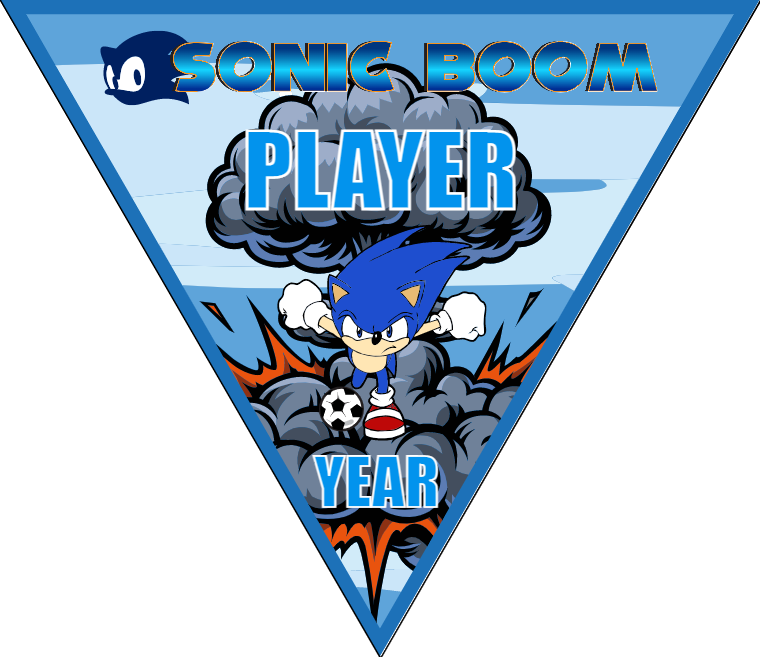 Sonic Boom - Triangle Soccer Banners
