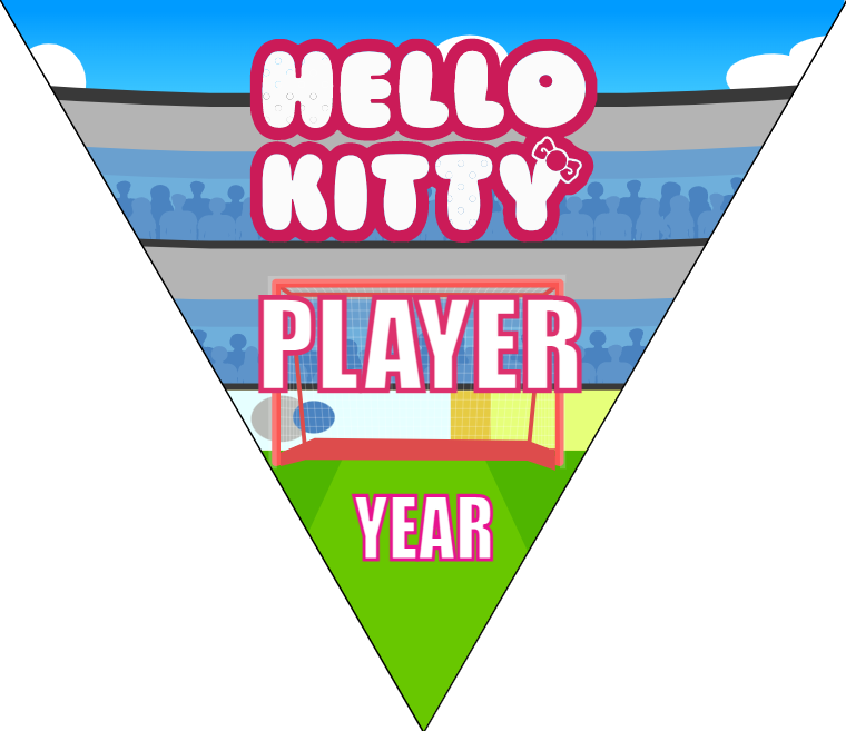 Hello Kitty - Triangle Soccer Banners