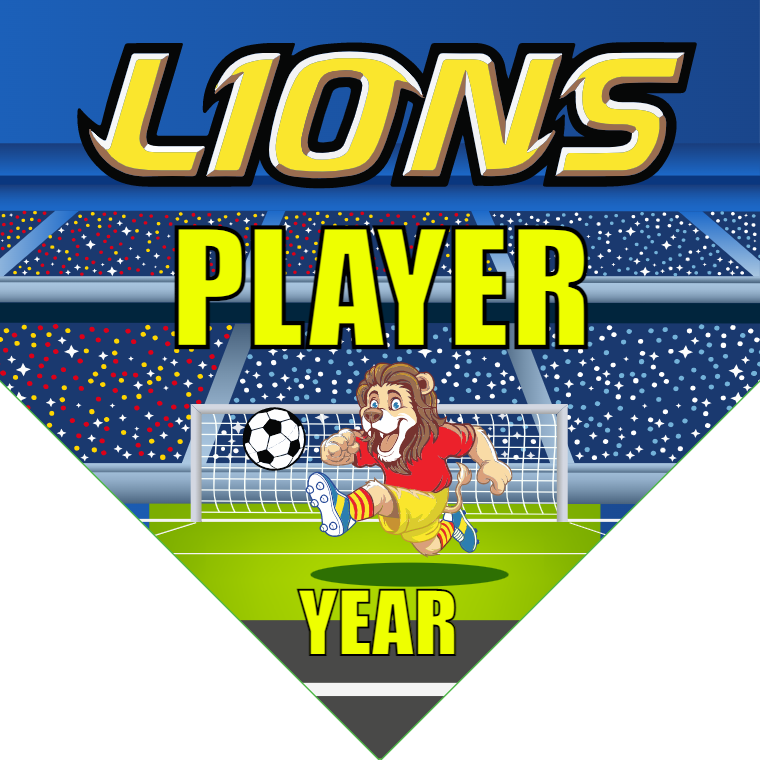 Lions 2 - Homeplate Soccer Pennant
