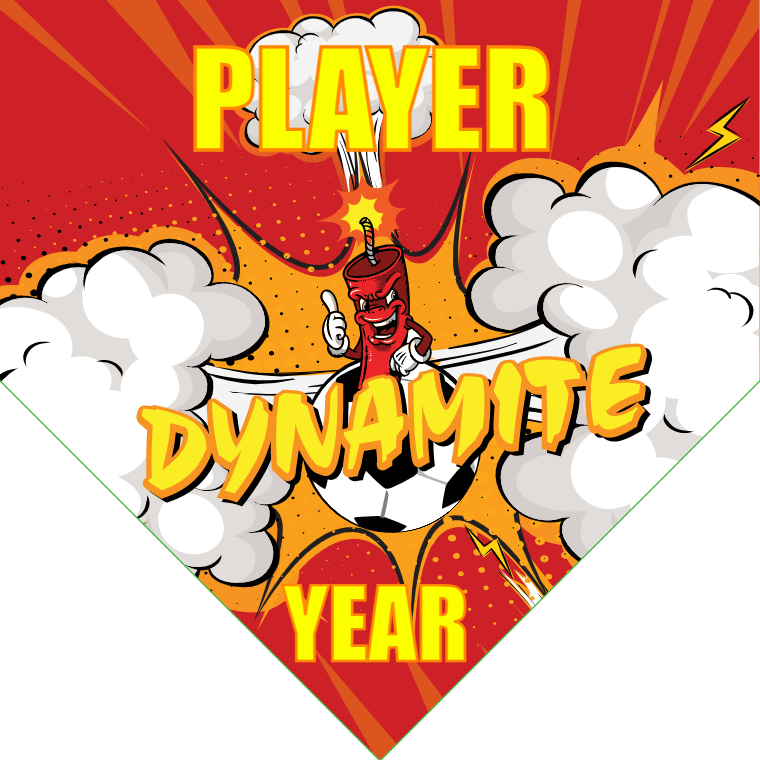Dynamite - Homeplate Soccer Pennant