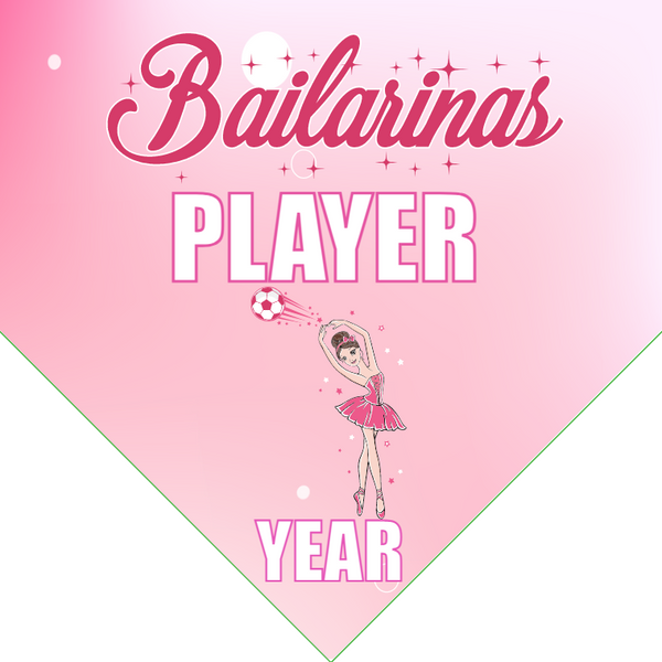 Bailarinas - Homeplate Soccer Pennant