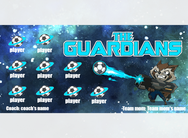 THE Guardians - Soccer - Pole Pocket Banner