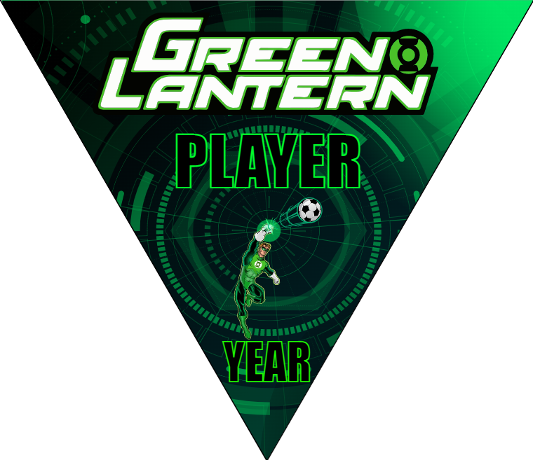 Green Lantern - Triangle Soccer Banners