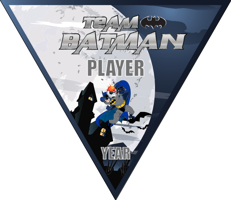 Team Batman - Triangle Soccer Banners