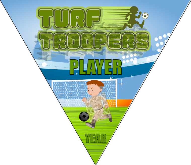 Turf Troopers - Triangle Soccer Banners