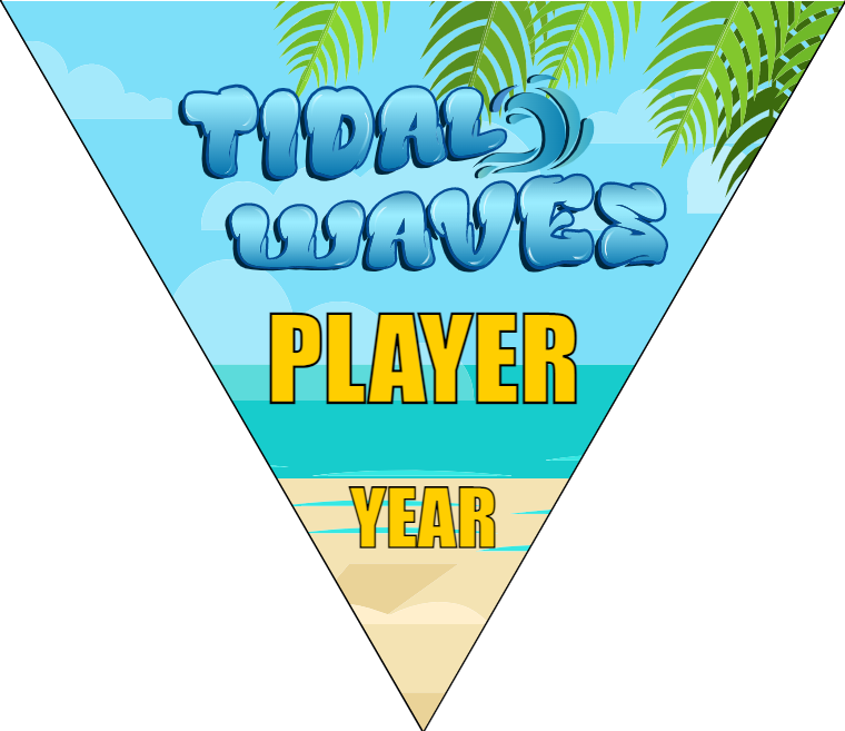 Tidal Waves - Triangle Soccer Banners