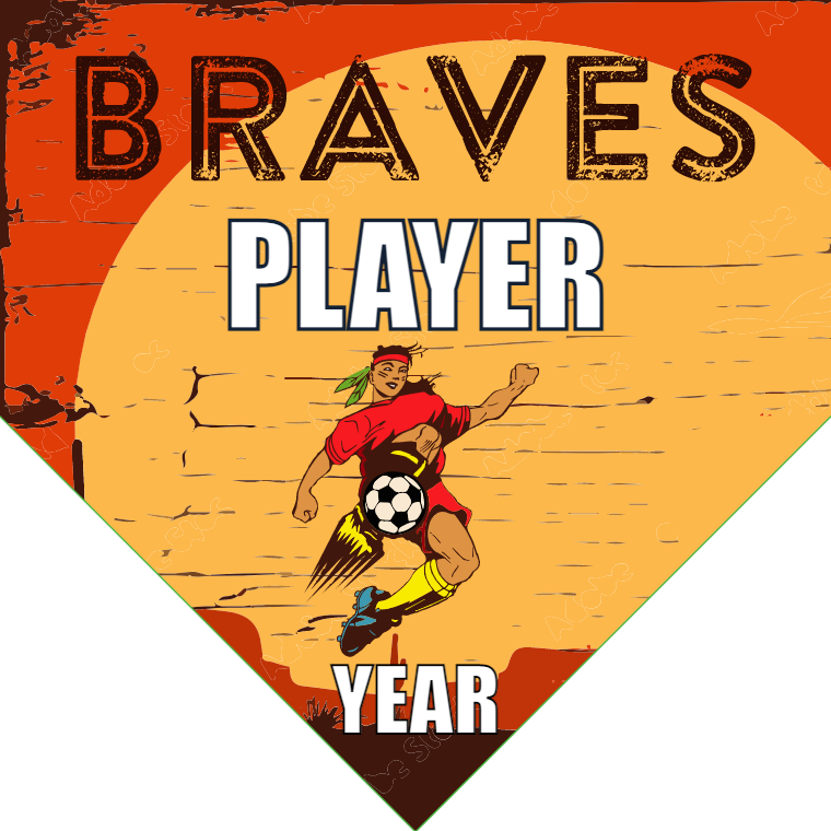 Braves - Homeplate Soccer Pennant