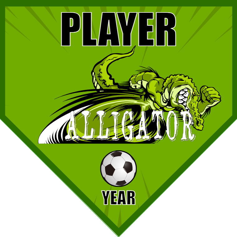 Alligator - Homeplate Soccer Pennant