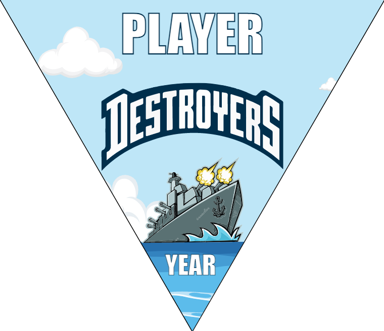 Destroyers 3 - Triangle Soccer Banners