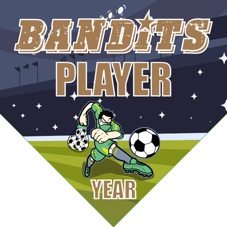 Bandits - Homeplate Soccer Pennant
