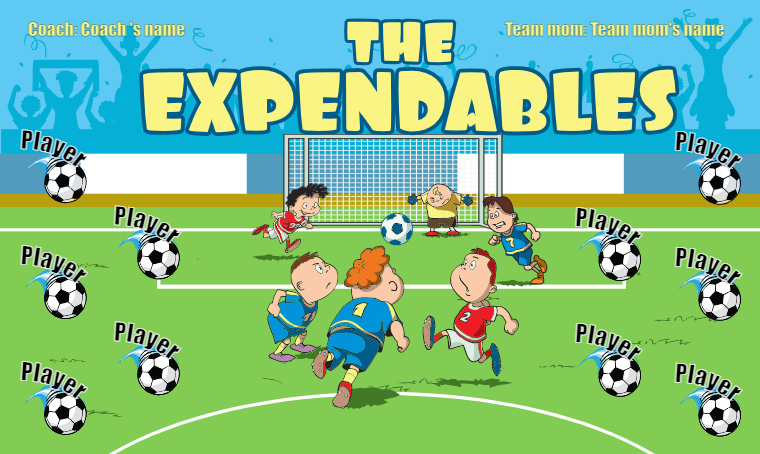 The Expendables - Soccer Banner