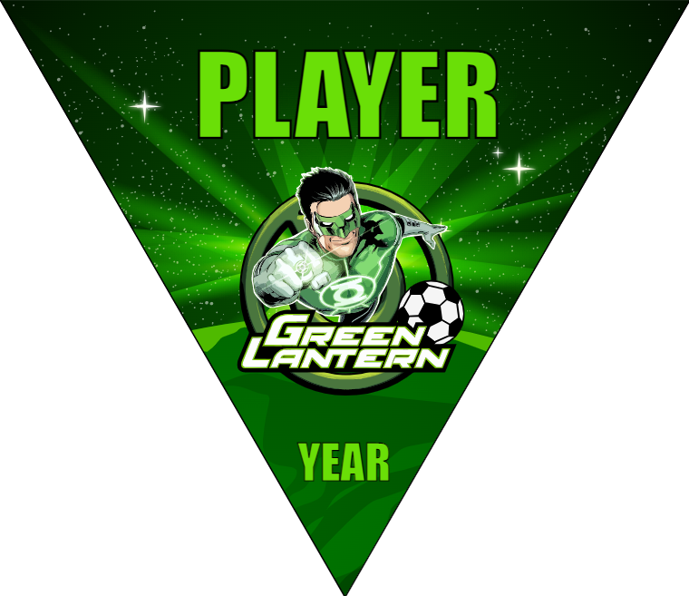 Green Lantern - Triangle Soccer Banners