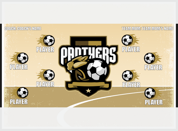 Panthers 3 - Soccer - Pole Pocket Banner