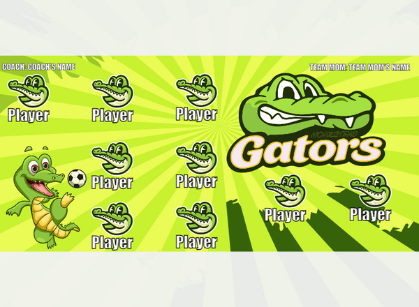 Gator 2 - Soccer - Pole Pocket Banner