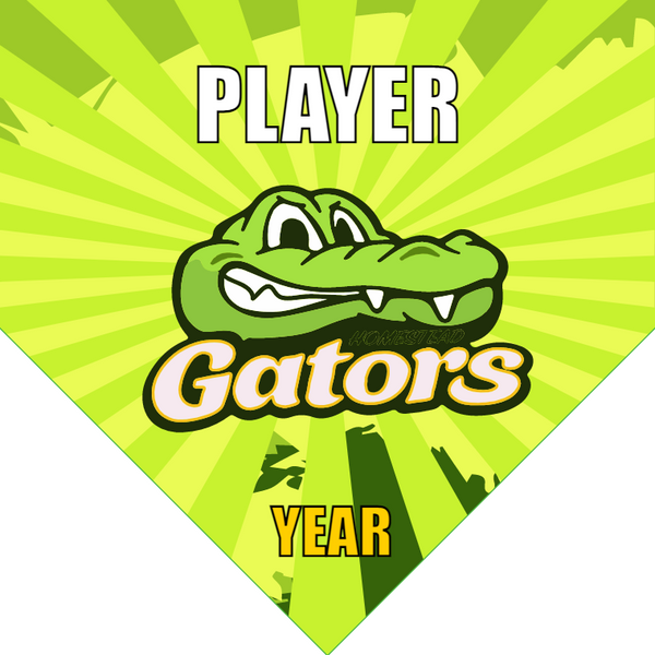 Gators - Homeplate Soccer Pennant