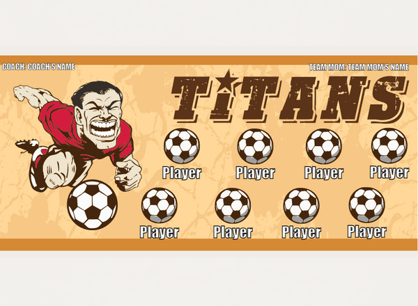 Titans - Soccer - Pole Pocket Banner