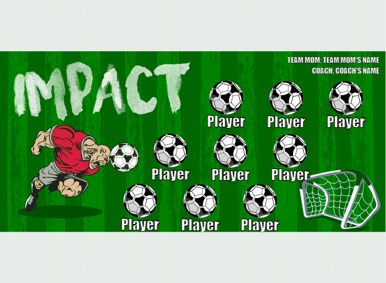 Impact 2 - Soccer - Pole Pocket Banner