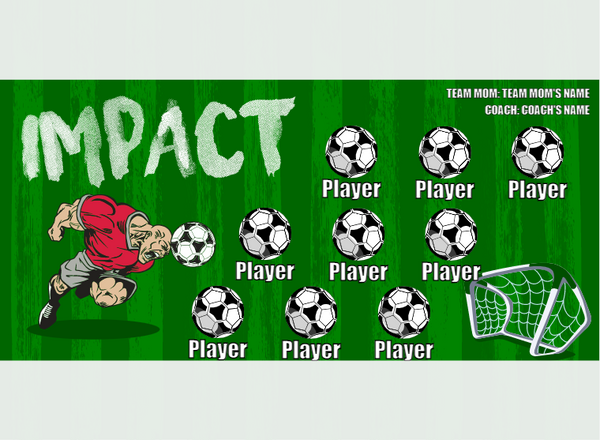 Impact 2 - Soccer - Pole Pocket Banner