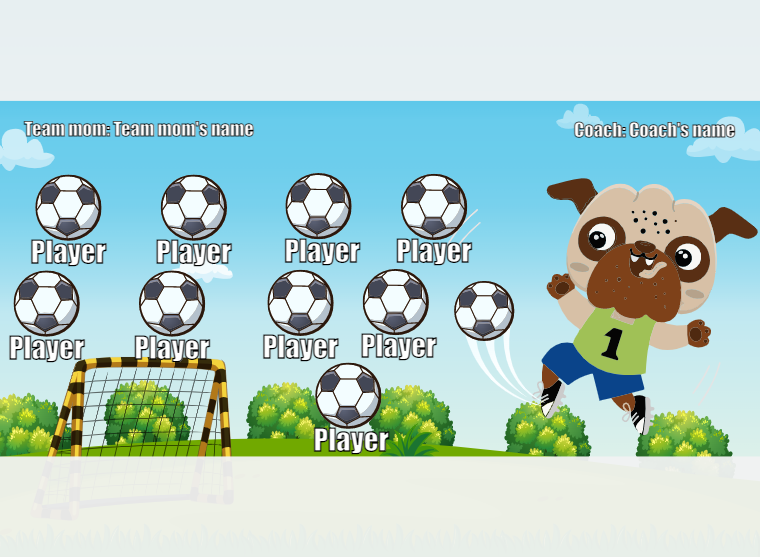 Little Dogs - Soccer - Pole Pocket Banner