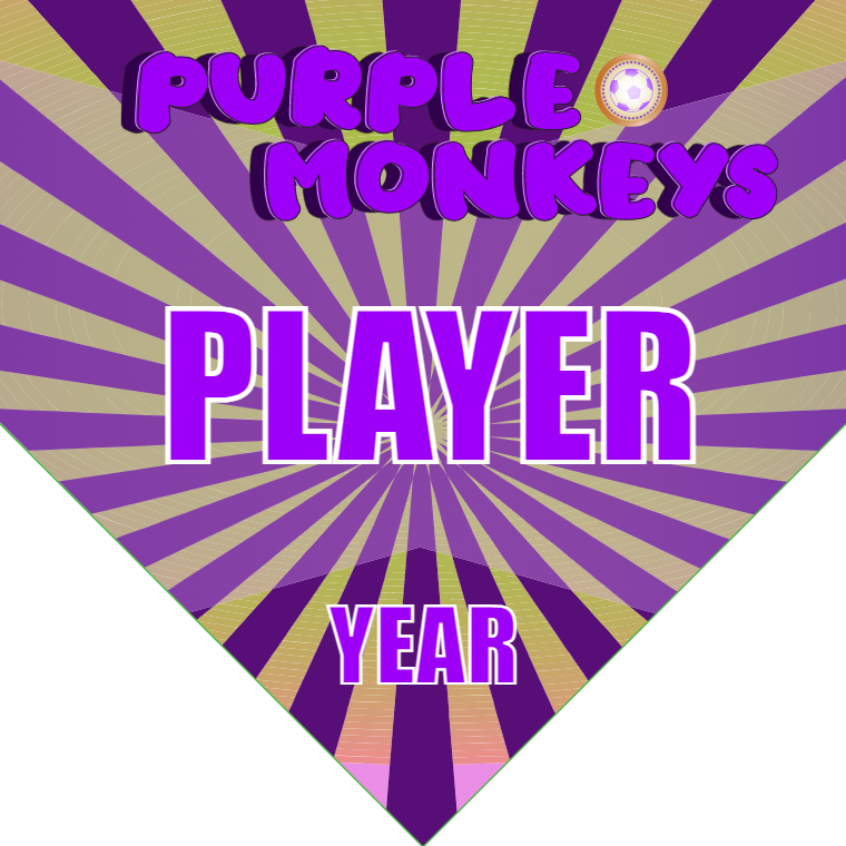 Purple Monkeys 2 - Homeplate Soccer Pennant