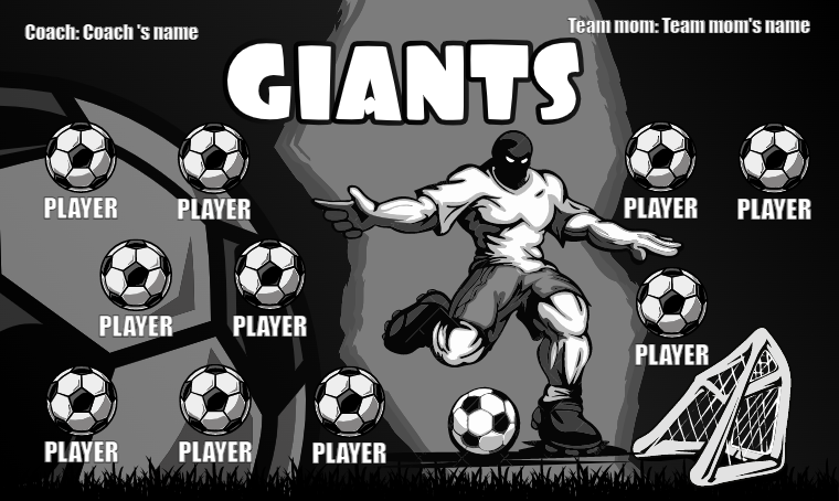 Giants 2 - Soccer Banner