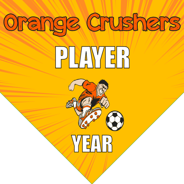Orange Crushers - Homeplate Soccer Pennant