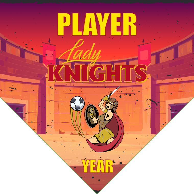 Knights 2 - Homeplate Soccer Pennant