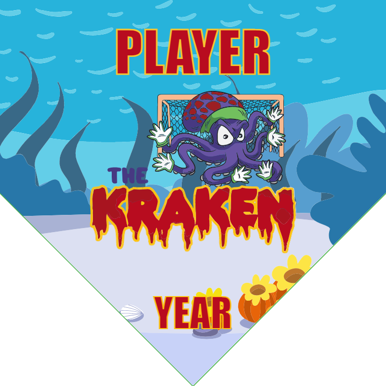 Kraken - Homeplate Soccer Pennant