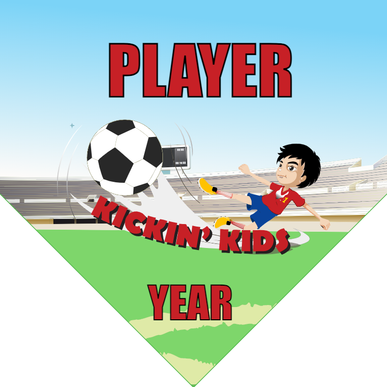 Kickin' Kids - Homeplate Soccer Pennant