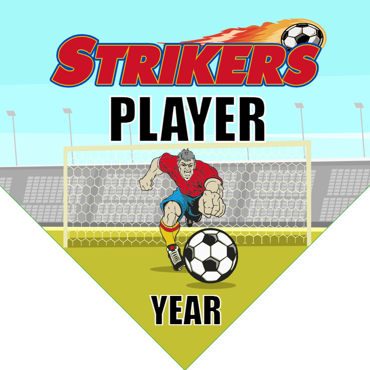 Strikers 2 - Homeplate Soccer Pennant