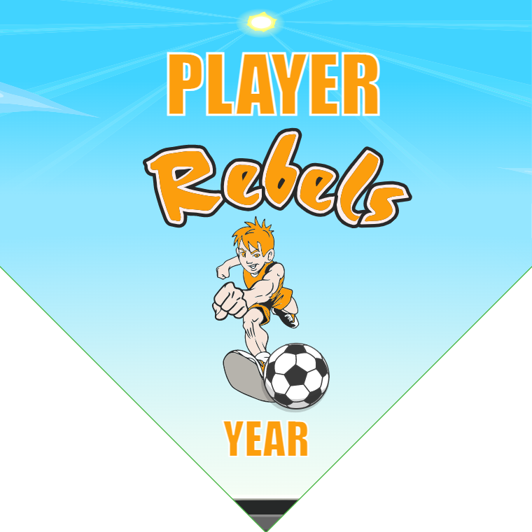 Rebels - Homeplate Soccer Pennant