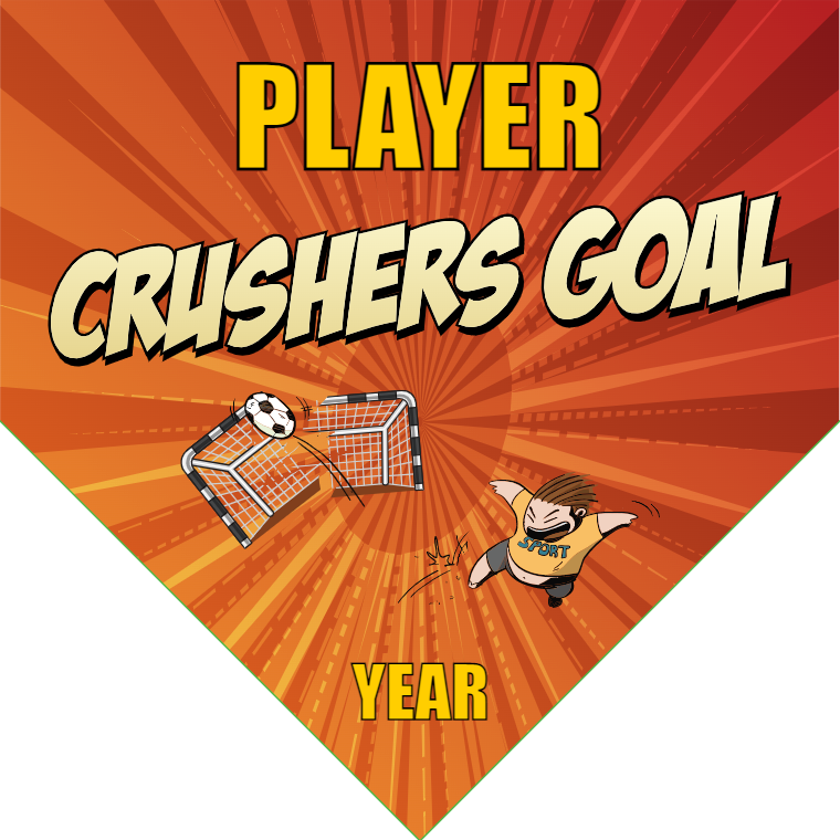 Crushers Goal - Homeplate Soccer Pennant
