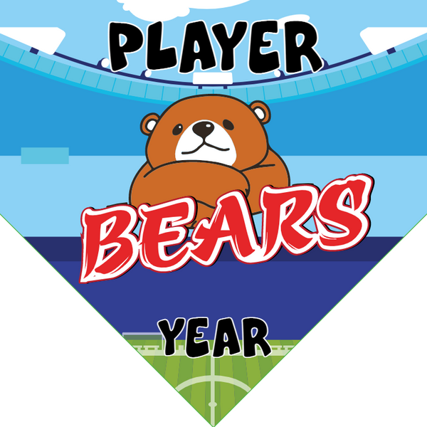 Bears - Homeplate Soccer Pennant