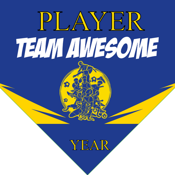 Team Awesome 2 - Homeplate Soccer Pennant