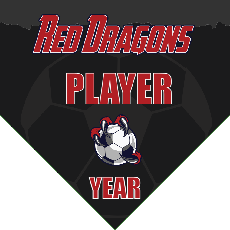 Red Dragons - Homeplate Soccer Pennant