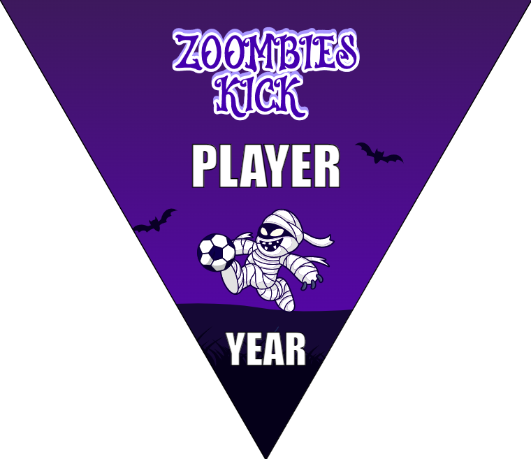 Zoobies Kick - Triangle Soccer Banners