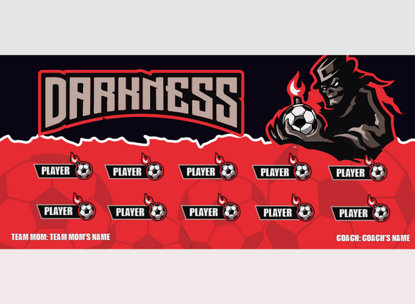 Darkness - Soccer - Pole Pocket Banner