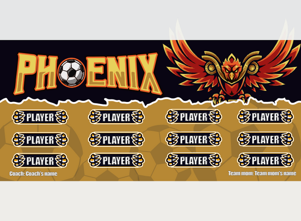 Phoenix - Soccer - Pole Pocket Banner