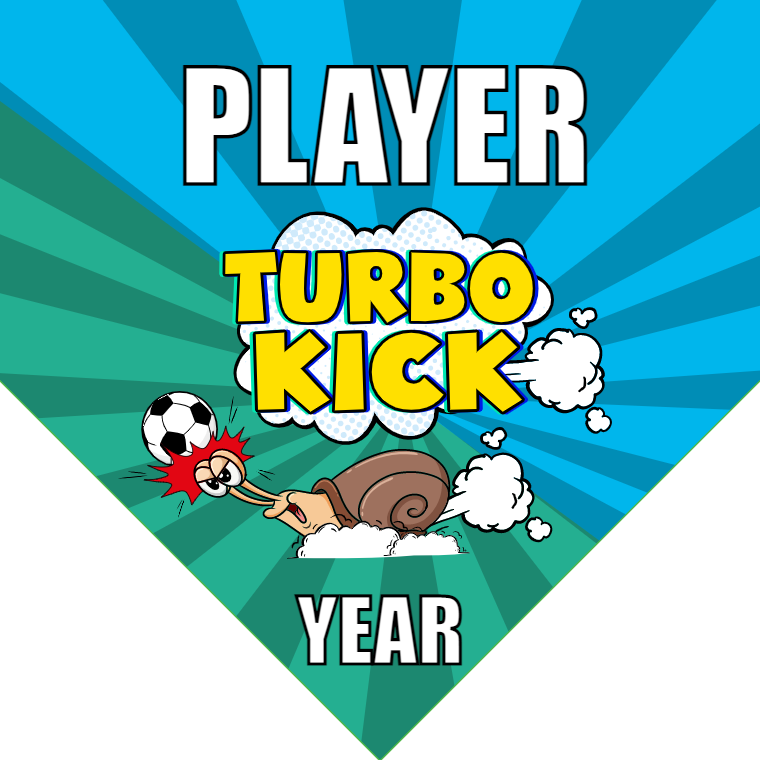 Turbo Kick - Homeplate Soccer Pennant