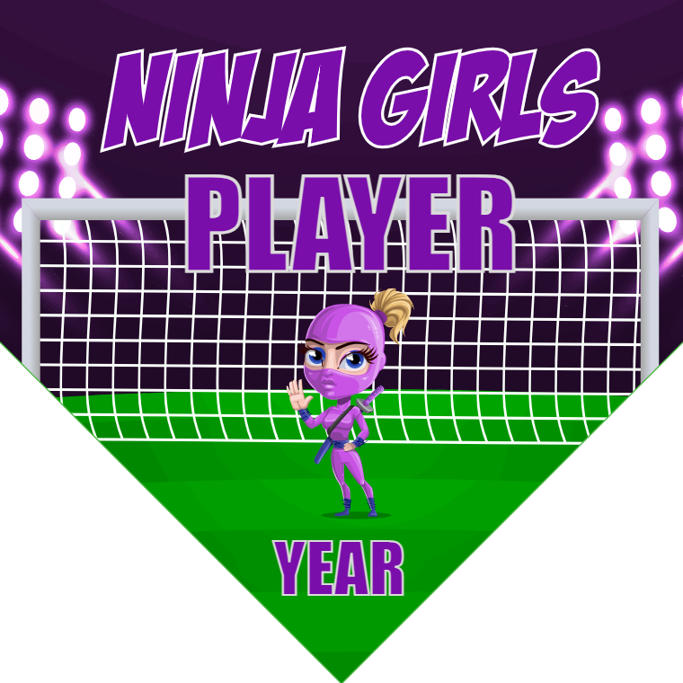 Ninja Girls - Homeplate Soccer Pennant