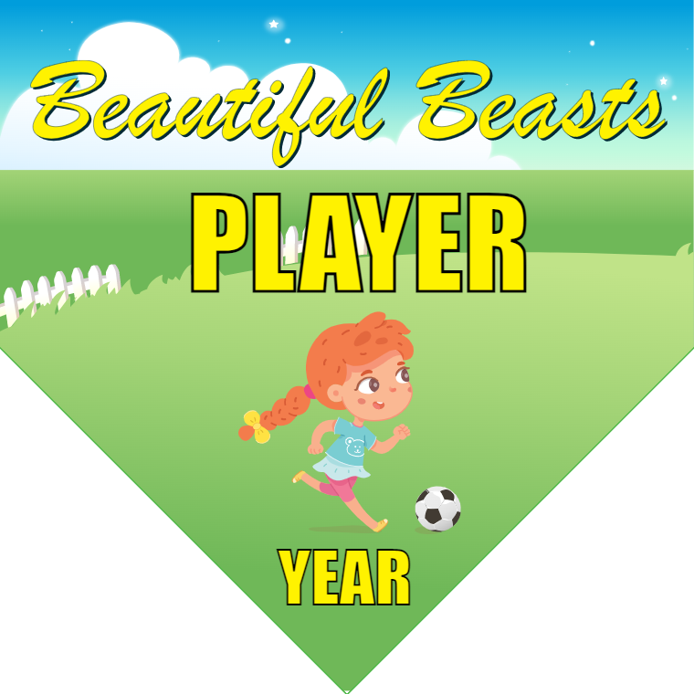 Beautiful Beasts - Homeplate Soccer Pennant