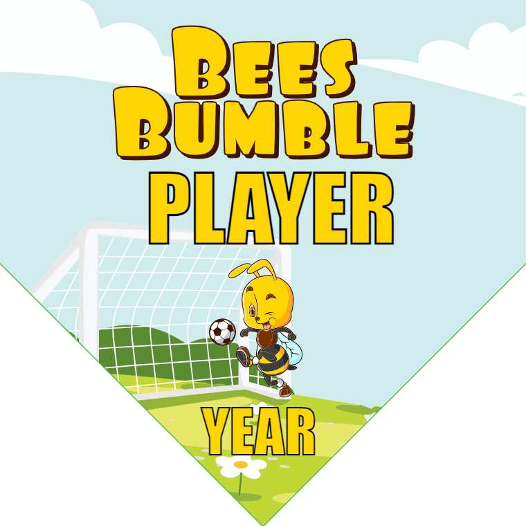 Bees Bumble - Homeplate Soccer Pennant