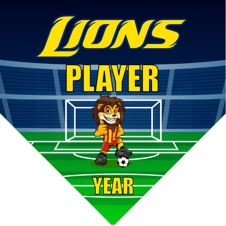 Lions 4 - Homeplate Soccer Pennant