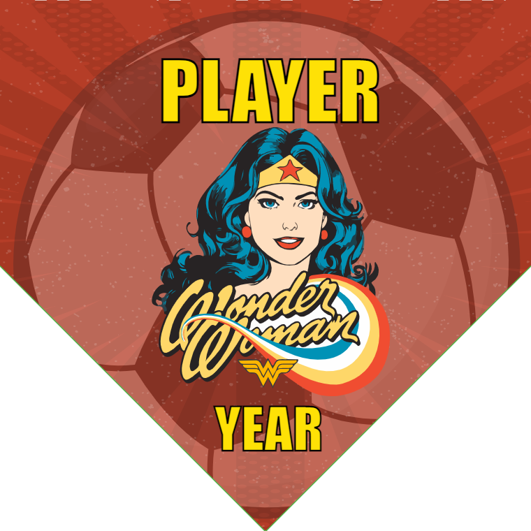 Wonder Wonman - Homeplate Soccer Pennant